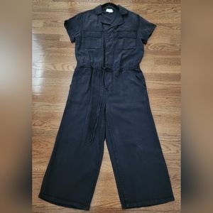 Universal Thread, Gray/Black Short sleeve Jumpsuit, M